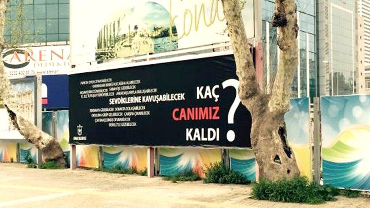 Konak Belediyesi'nin 'Kaç Canımız Kaldı' Afişleri Kriz Çıkardı