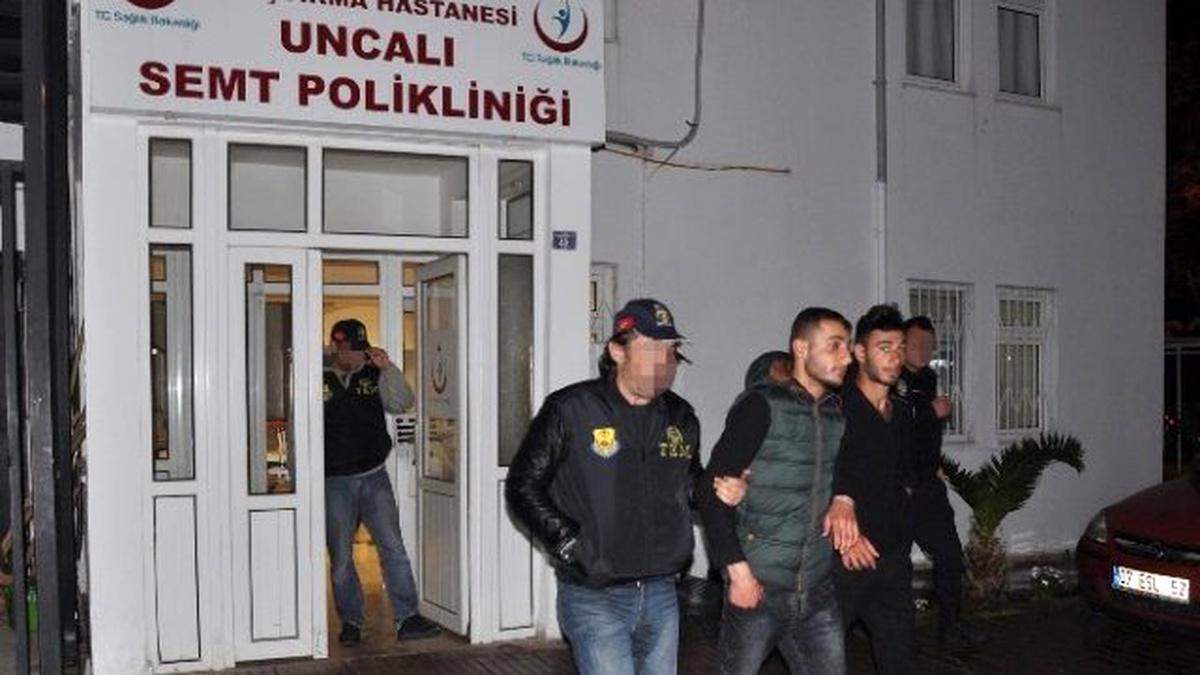 Terör Operasyonu Şüphelileri Sağlık Kontrolünden Geçirildi
