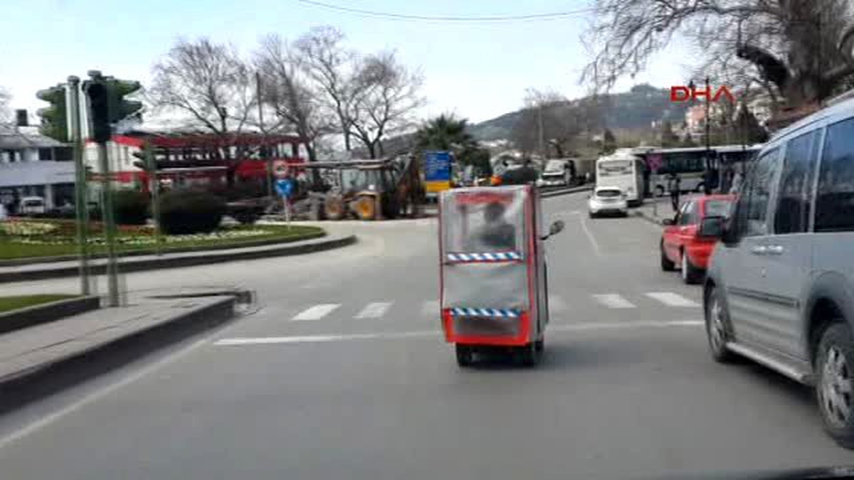 Zonguldak Ereğli 83 Yaşındaki Emeklinin Engelli Aracı İlgi Gördü