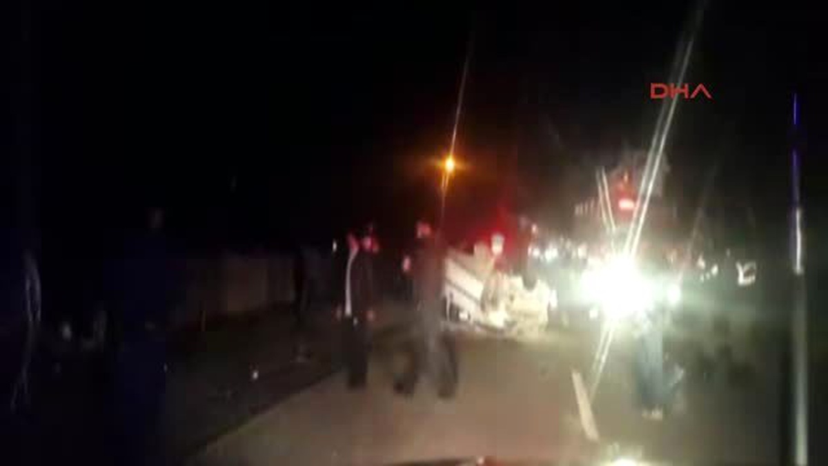 Aksaray-Bahçe Duvarına Çarpan Otomobil Takla Attı: 1 Ölü