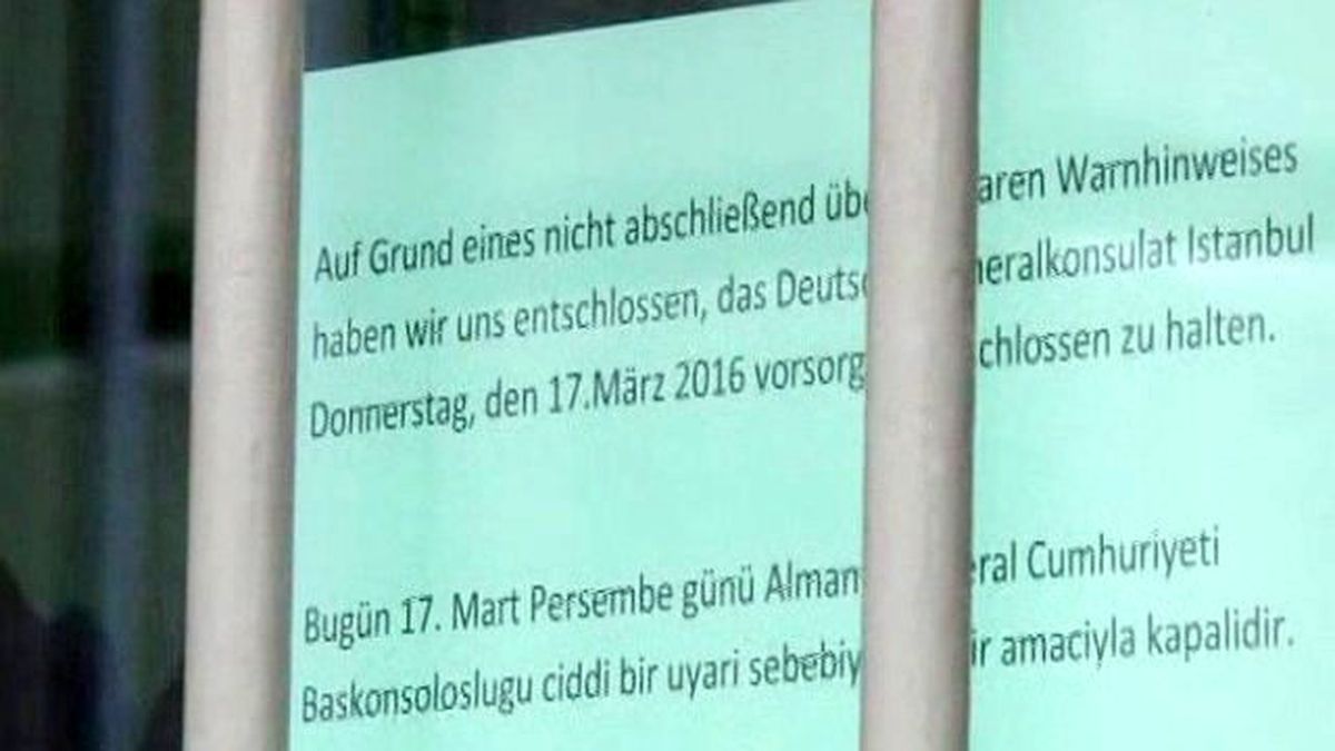 Alman Başkonsolosluğu Güvenlik Nedeniyle Kapatıldı
