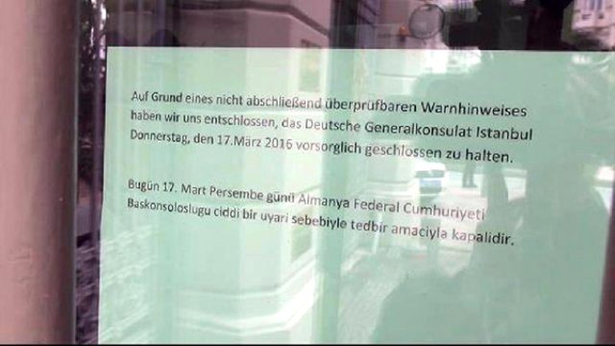 Almanya Başkonsolosluğu Neden Kapalı Olduğunu Açıkladı: Ciddi Bir Uyarı
