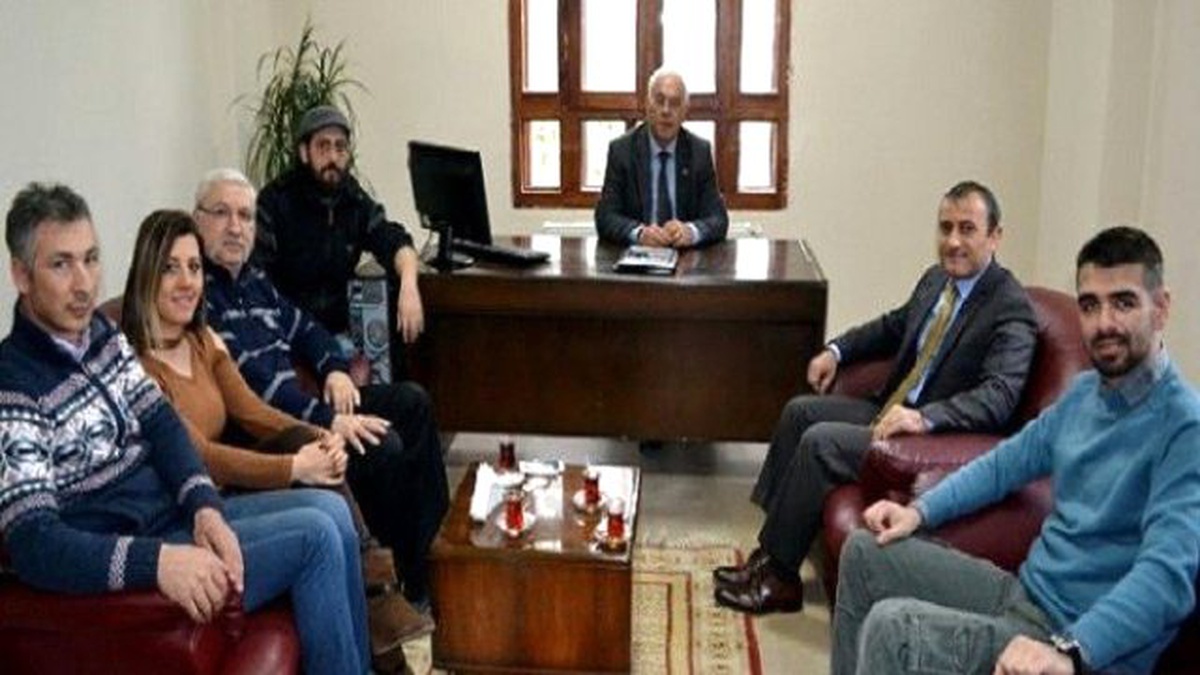 Bandırma Gazeteciler Cemiyeti Sonel\'i Ziyaret Etti
