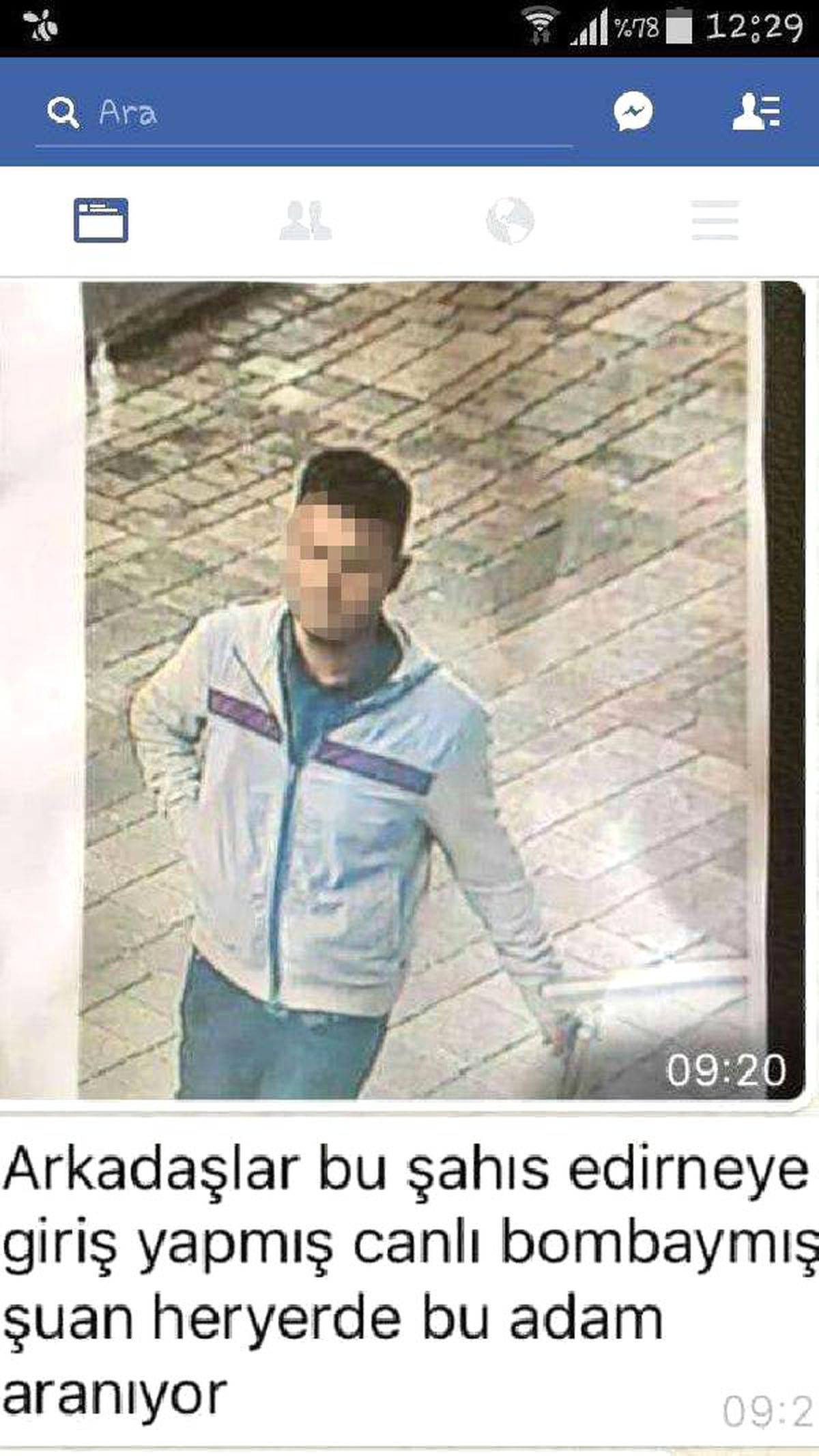 Edirne\'de Şehir Efsanesi Haline Gelen \'Canlı Bomba\' Hırsız Çıktı