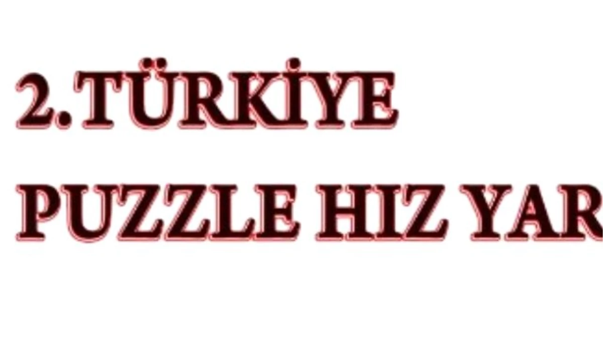 İkinci Türkiye Puzzle Hız Yarışması Başlıyor