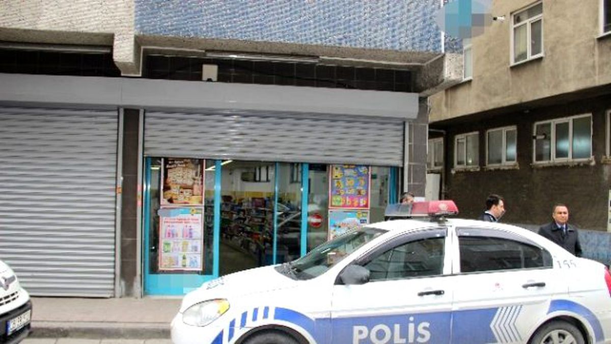 Kağıthane\'de Market Soygunu