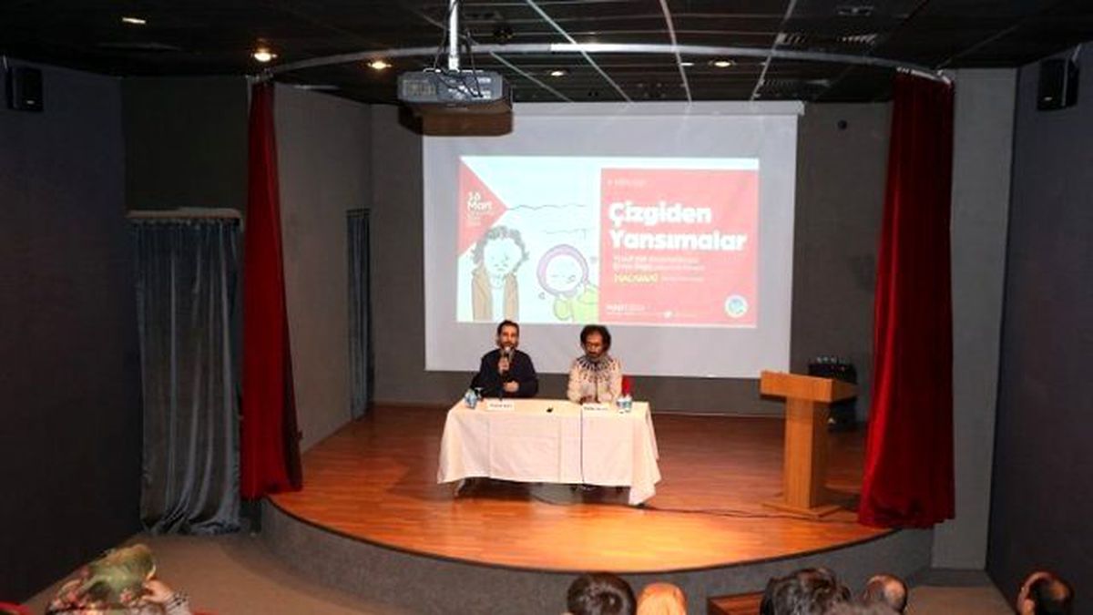 Ofis Sanat Merkezinde "Çizgiden Yansımalar" Söyleşi Gerçekleşti