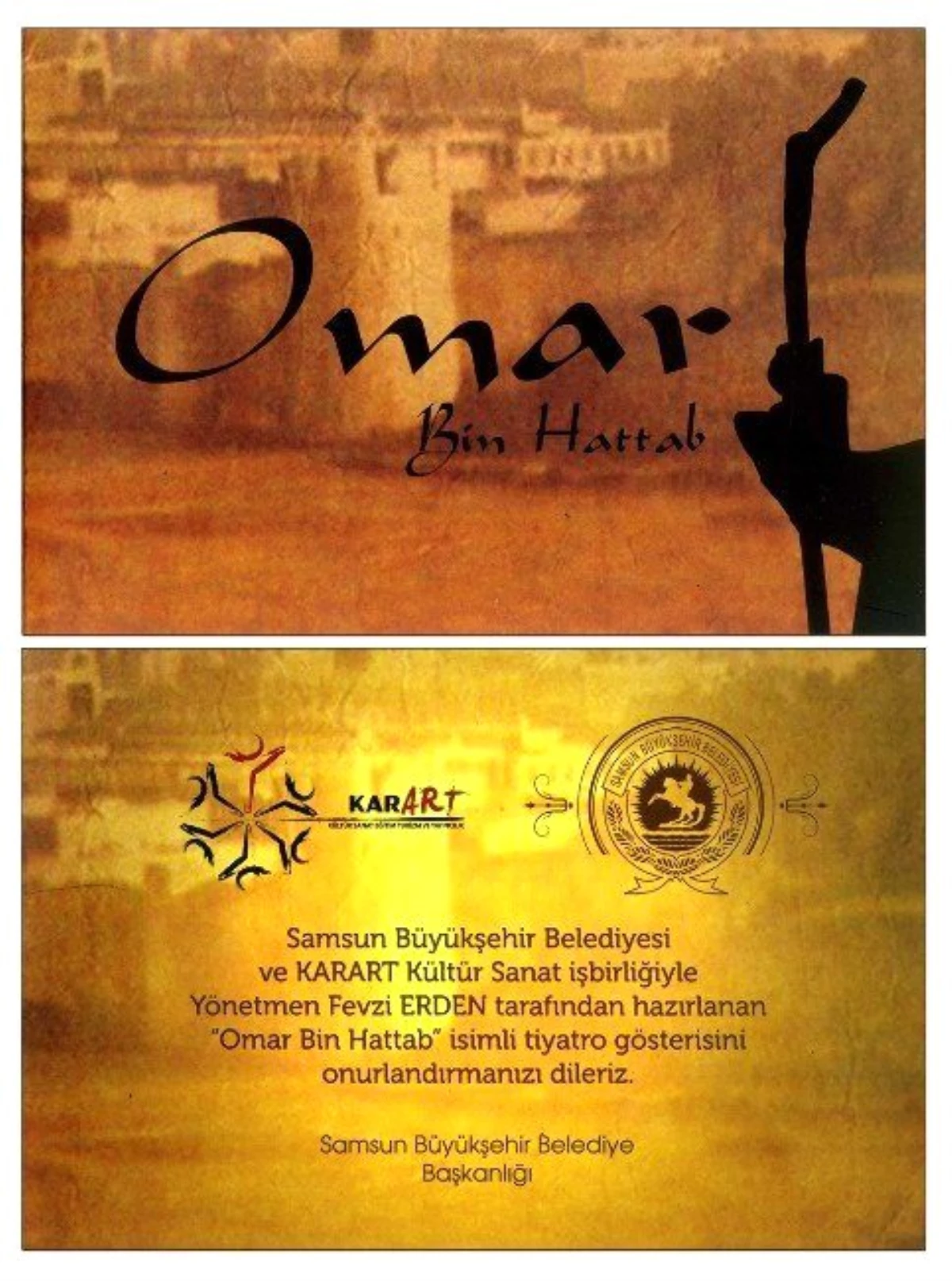 Omar Bin Hattab İsimli Tiyatro Samsun\'da
