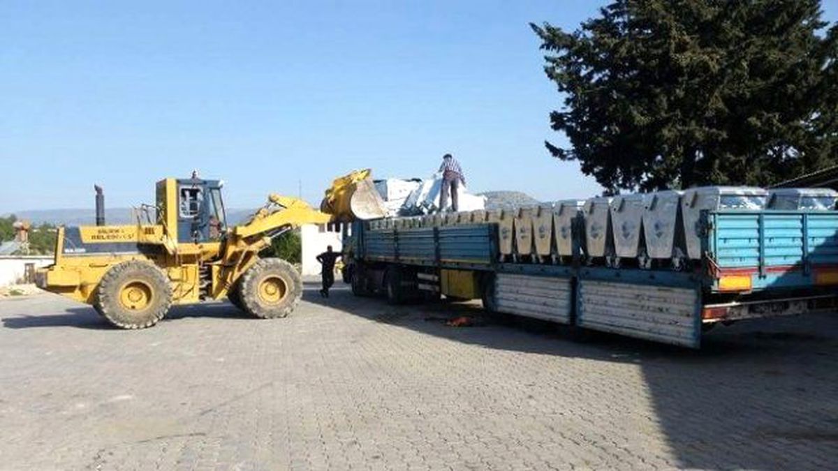 Silifke Belediyesi 600 Adet Çöp Konteyneri Aldı