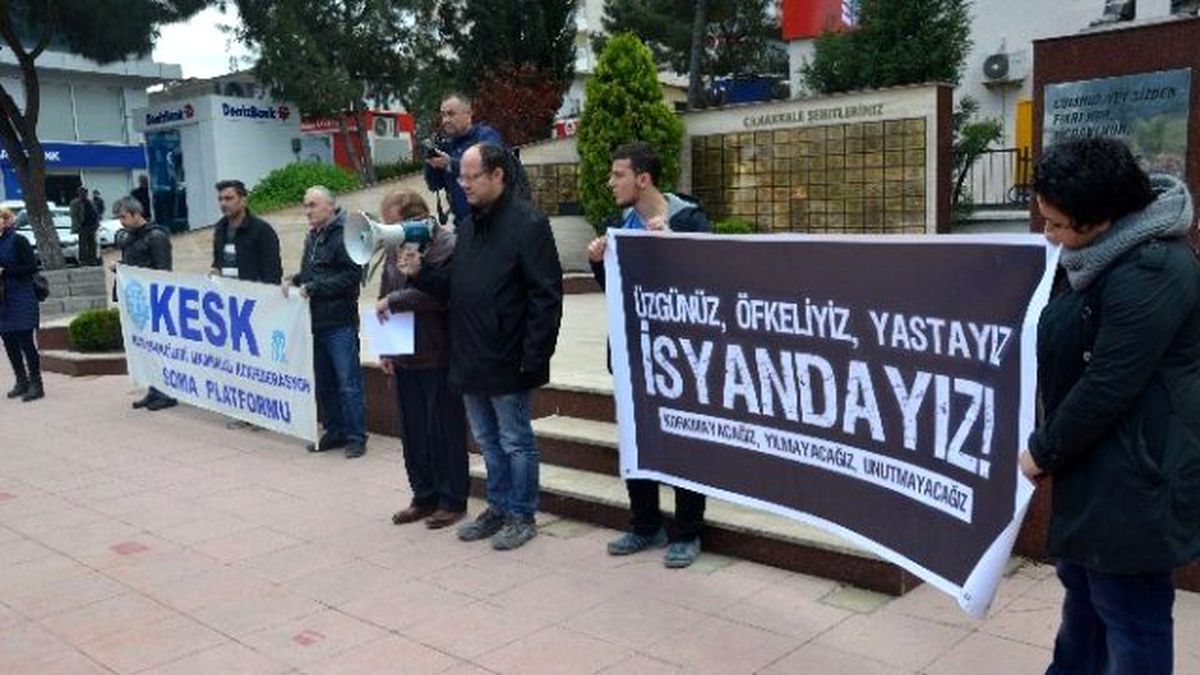 Soma Demokrasi Platformu Ankara Saldırısını Lanetledi