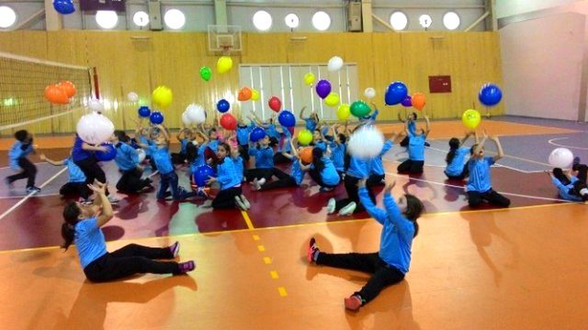 Spor Okulu Öğrencileri Baharı Karşıladı