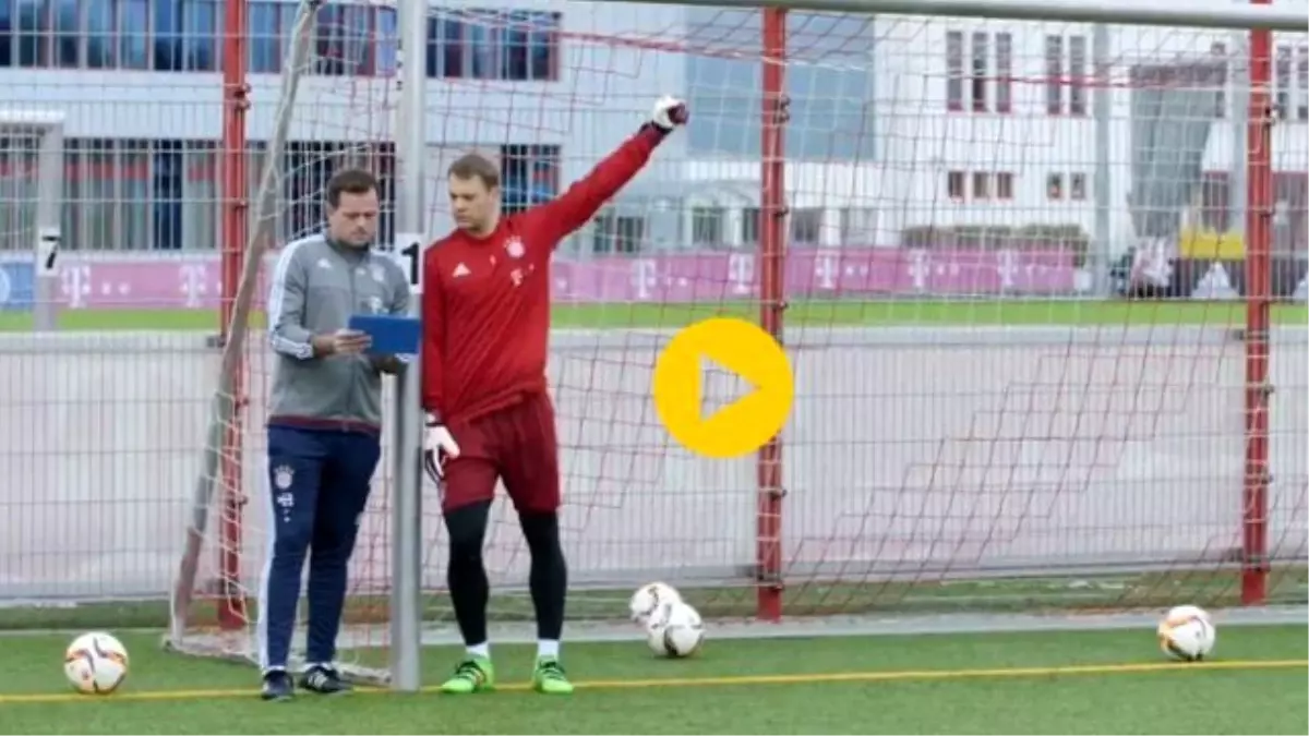 Su Uyur, Manuel Neuer Uyumaz! Bayern Münih İdmanında Harika Kurtarış...