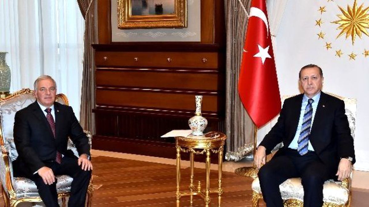 Uyuşmazlık Mahkemesi Başkanı Özgüldür Beştepe\'de