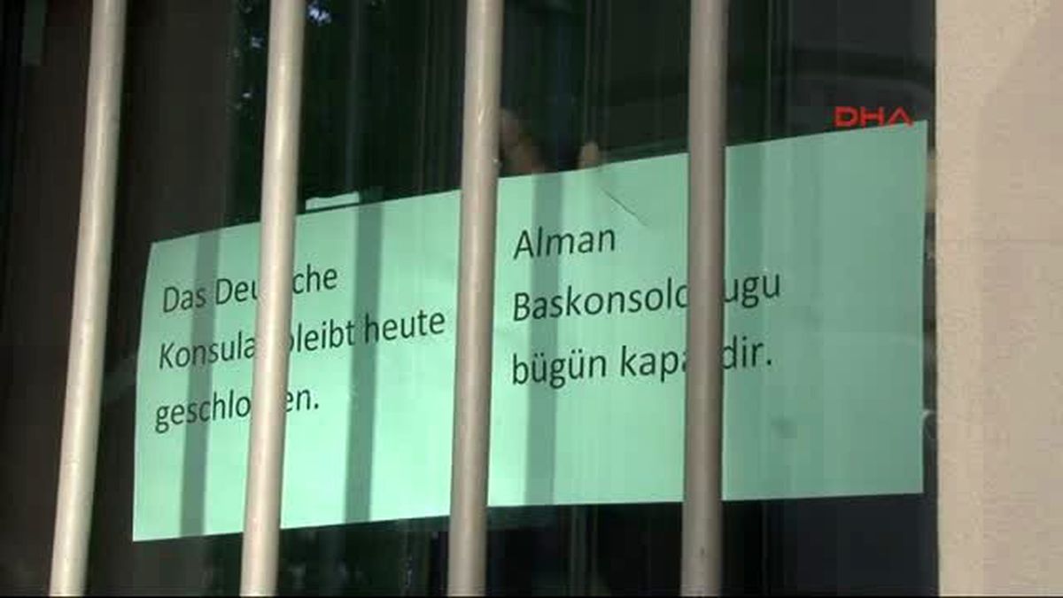 Almanya Başkonsolosluğu Bugün de Kapalı