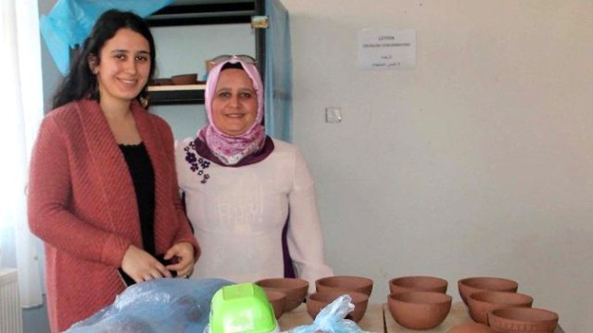 Harran\'lı Kadınlar Üretime Katılıyor
