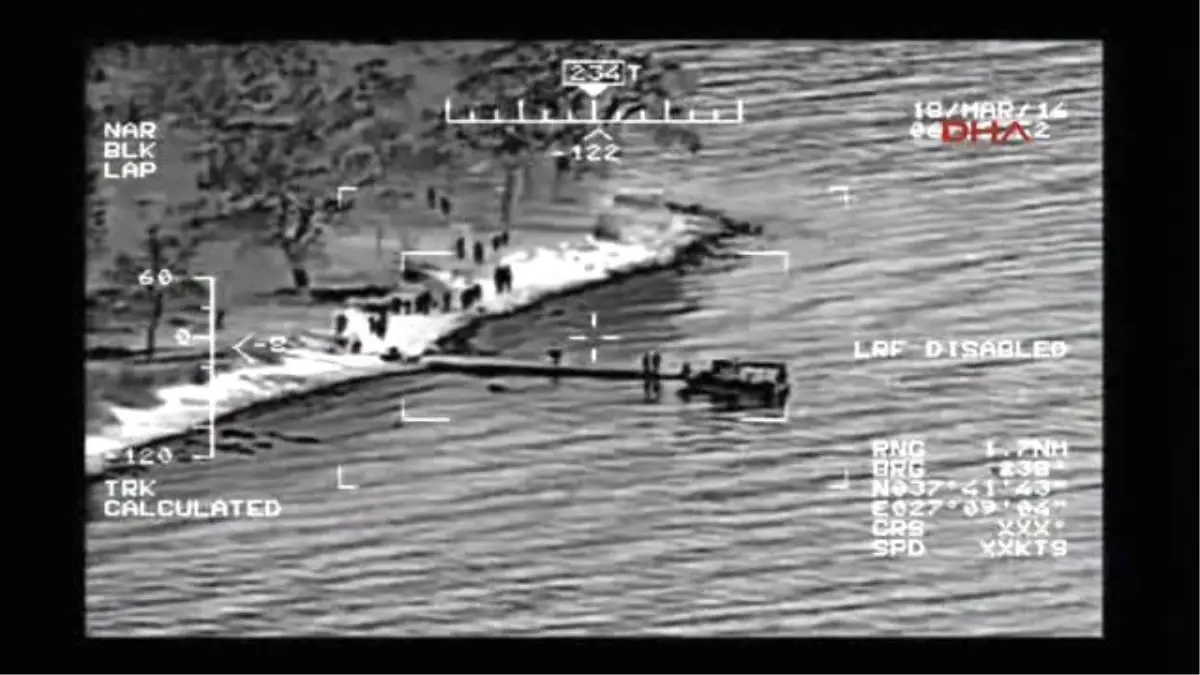 İzmir Sahil Güvenlik\'ten Dikili\'de Operasyon: 1734 Mülteci Yakalandı