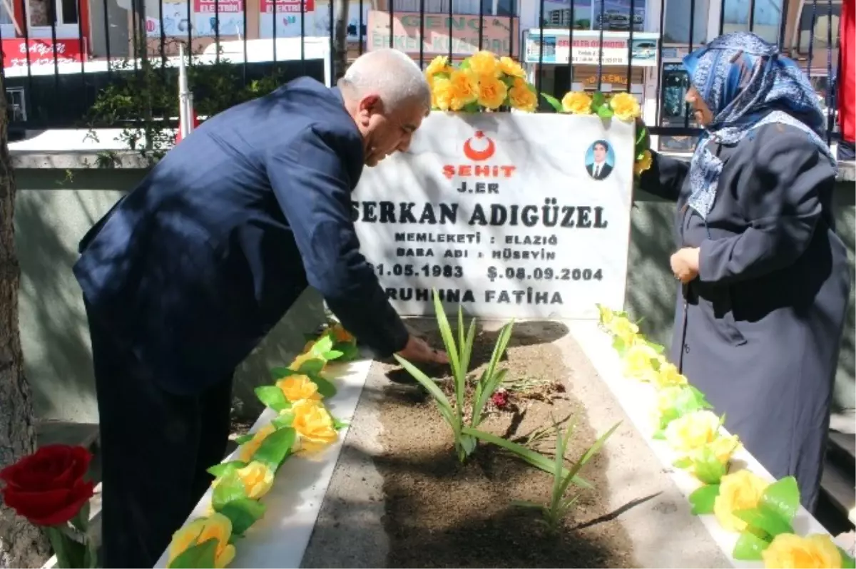 Şehit Aileleri Yakınlarını Ziyaret Etti