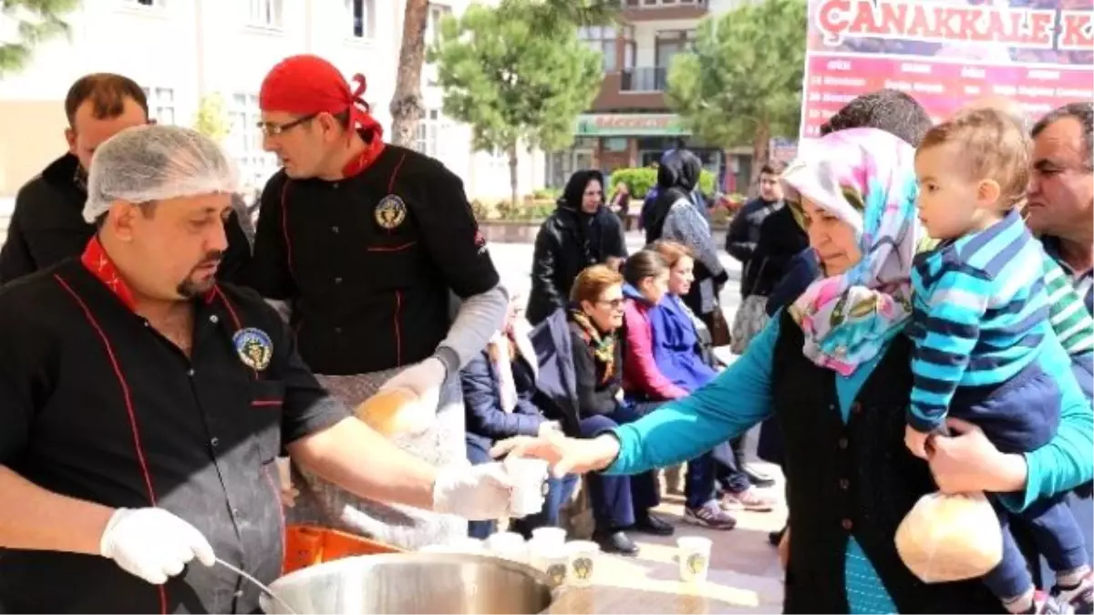 Belediye İkramlarıyla Çanakkale Ruhunu Yaşattı