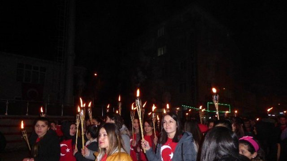 Çatalzeytin\'de Teröre Tepki Yürüyüşü Yapıldı