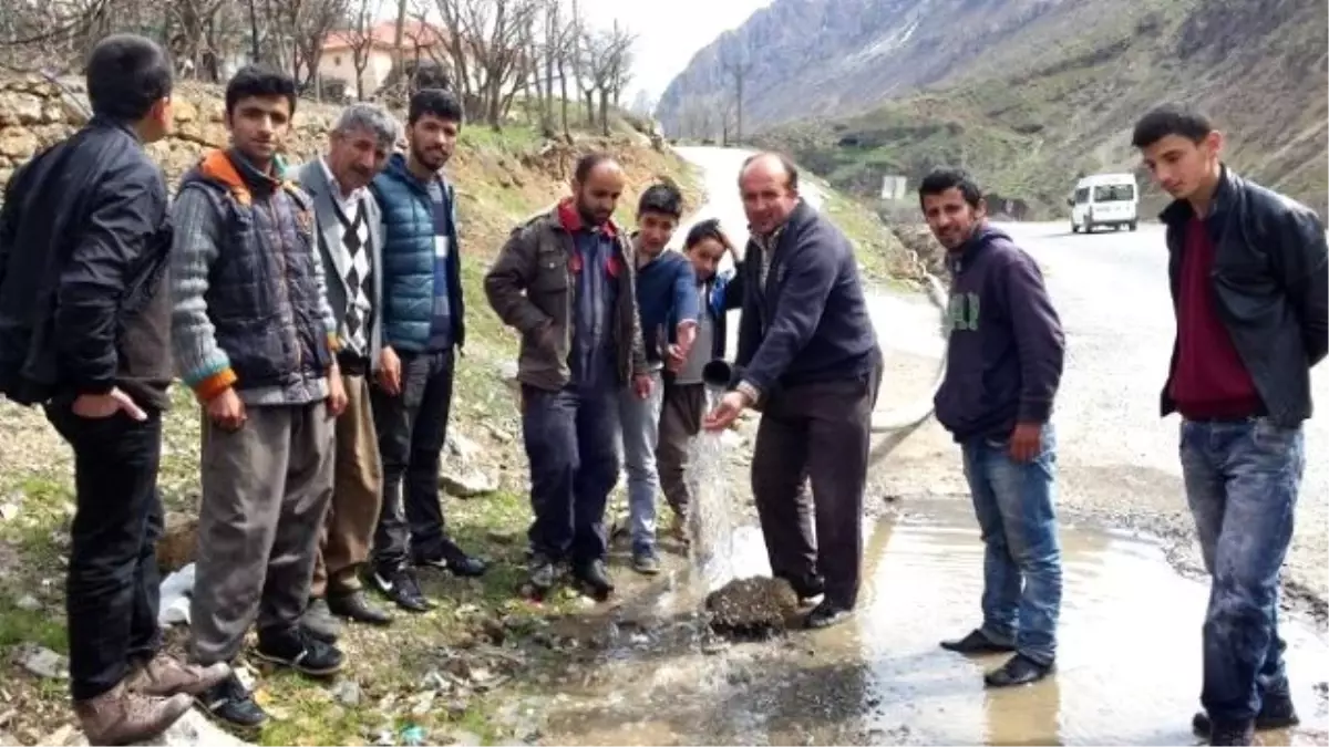 Çimenli Köyü Yeni Su Şebekesine Kavuştu