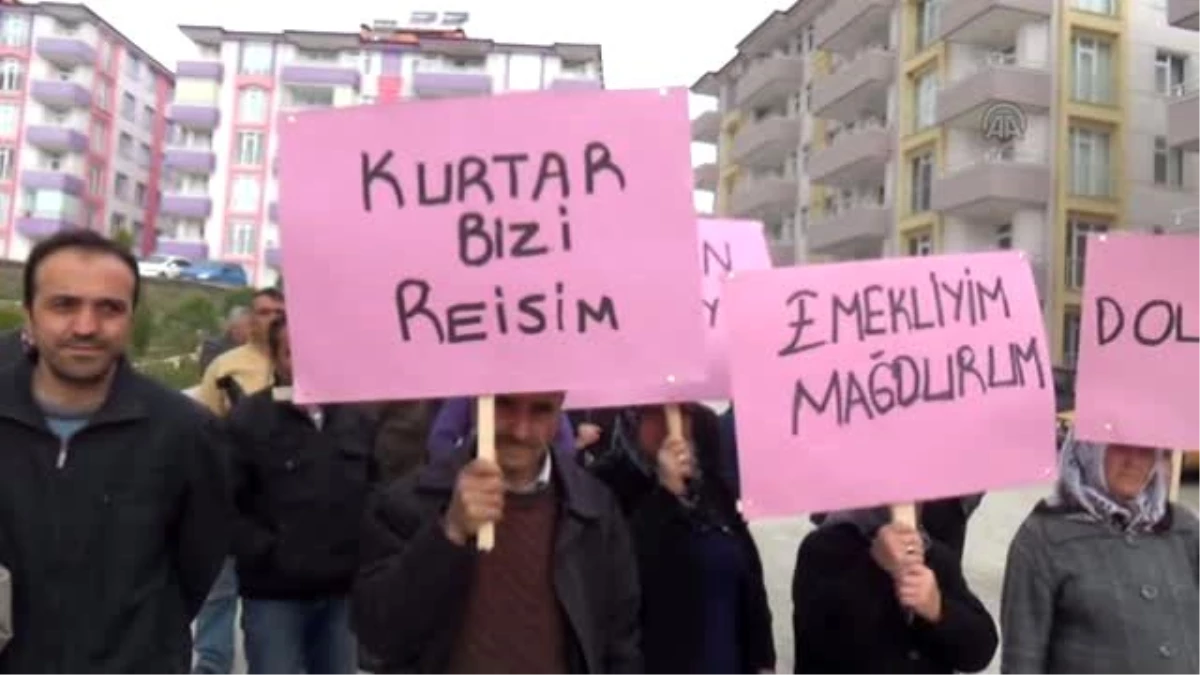 Site Sakinlerinden "Dolandırıcılık" Protestosu - Amasya