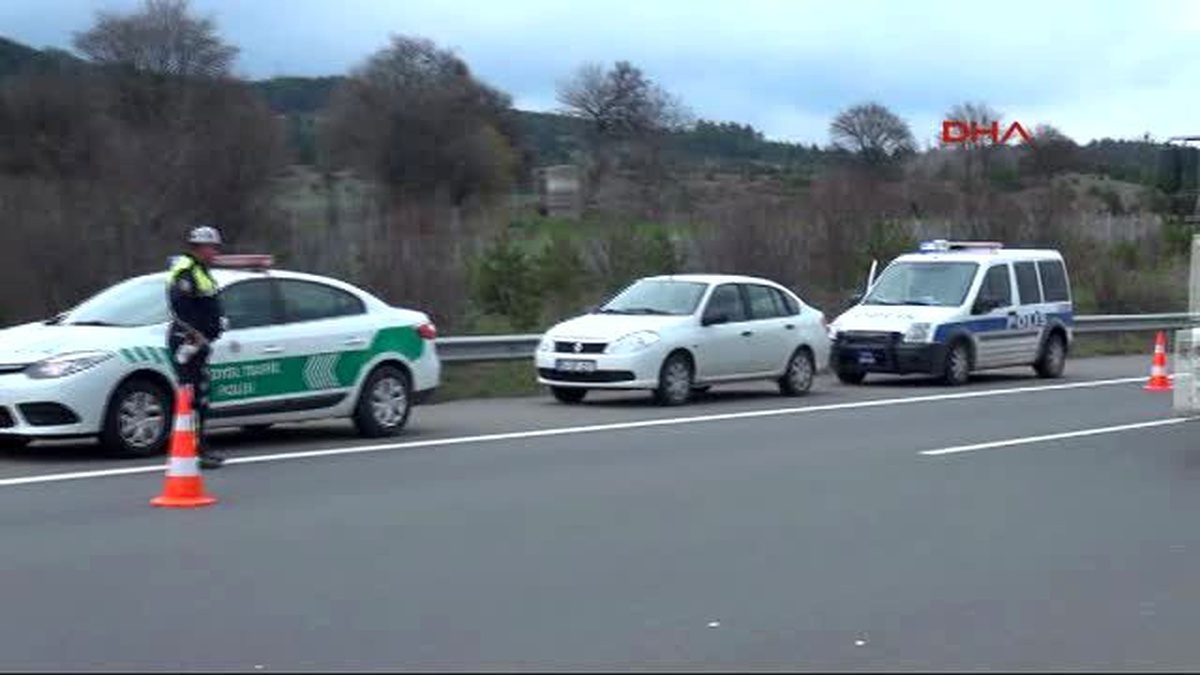 Bolu Tem Otoyolu\'nda Şüpheli Araç Alarmı