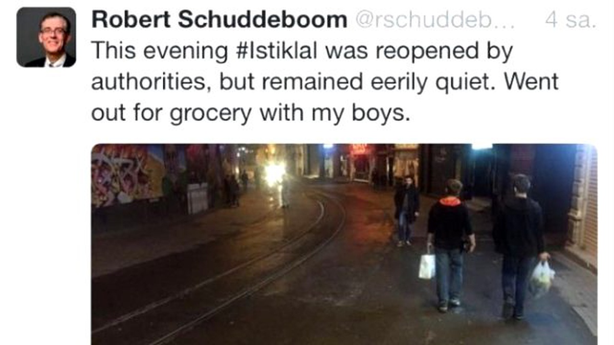 Hollanda Başkonsolosundan \'İstiklalde Geziyorum" Tweeti