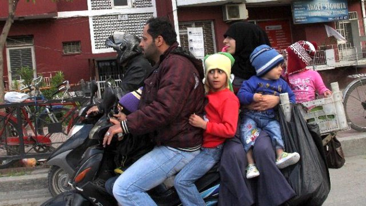 Motosiklette Tehlikeli Yolculuk