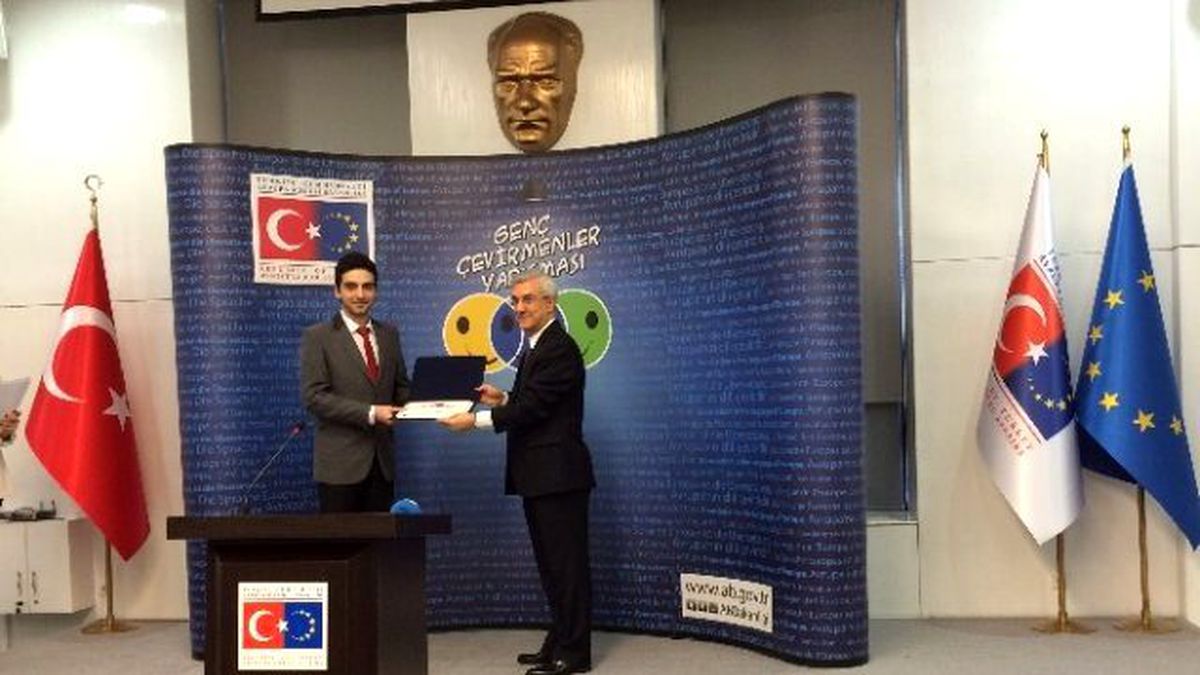 AB Bakanlığı \'Genç Çevirmenler Yarışması\' Sertifika Töreni