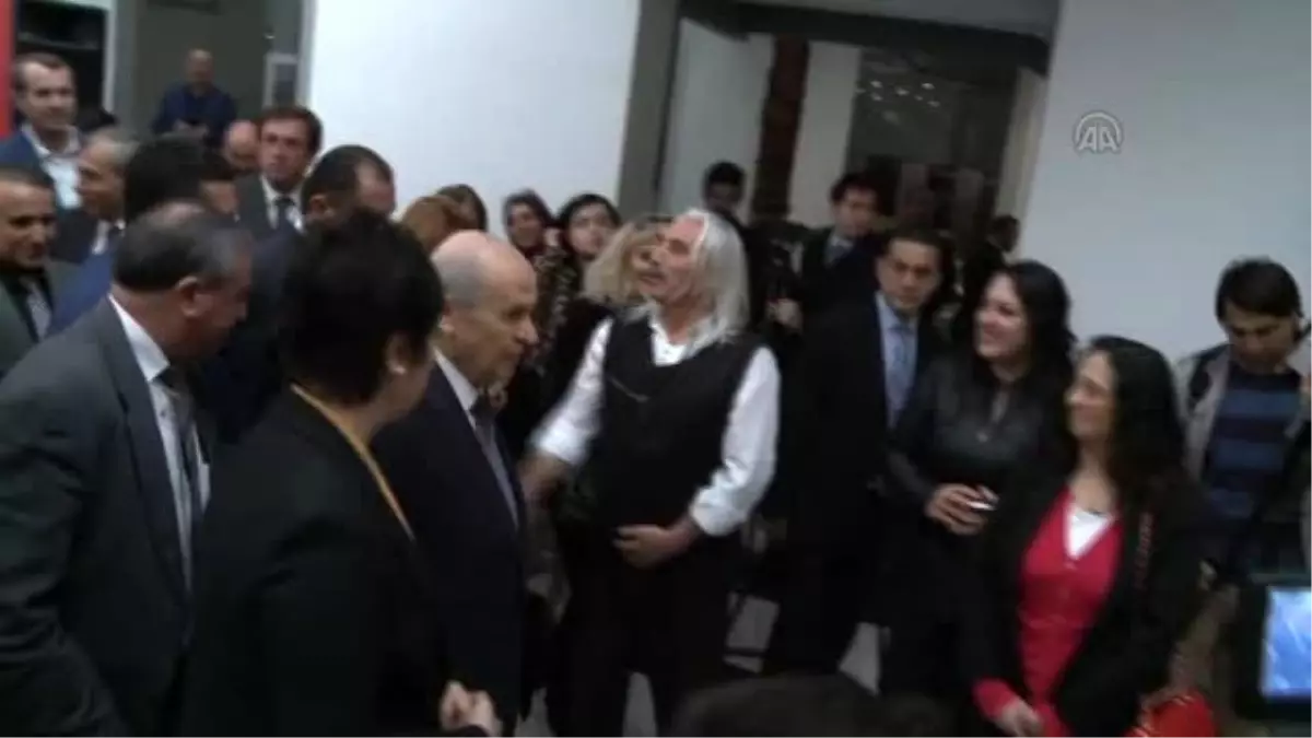 Bahçeli, Sergi Açılışına Katıldı