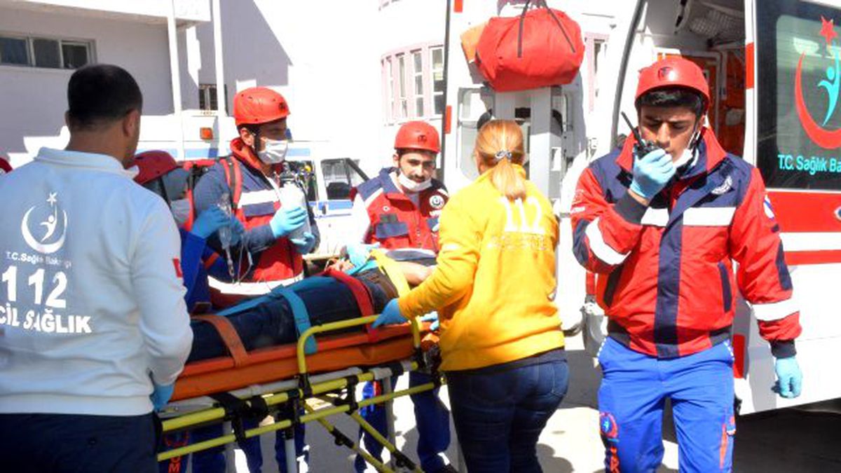 Batmanda Ulusal Medikal Kurtarma Ekibi Tatbikatı