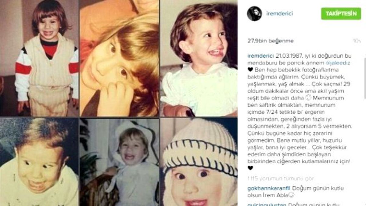 İrem Derici 29 Yaşına Girdi
