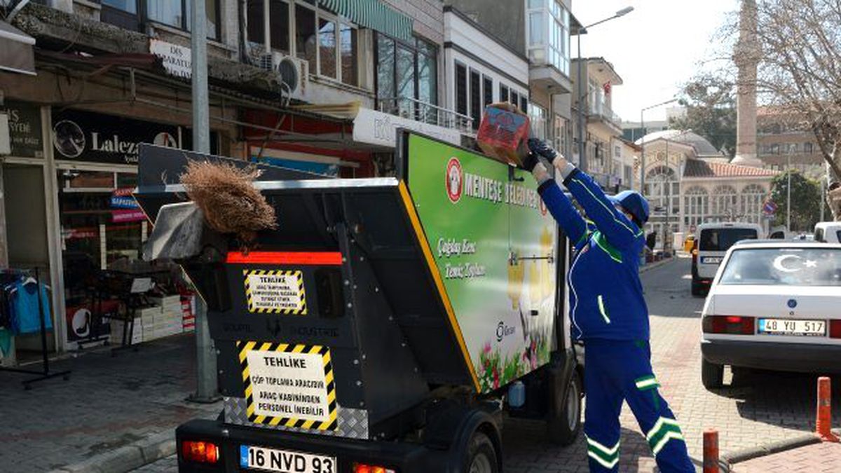 Menteşe, Mini Çöp Toplama Aracıyla Artık Daha Temiz