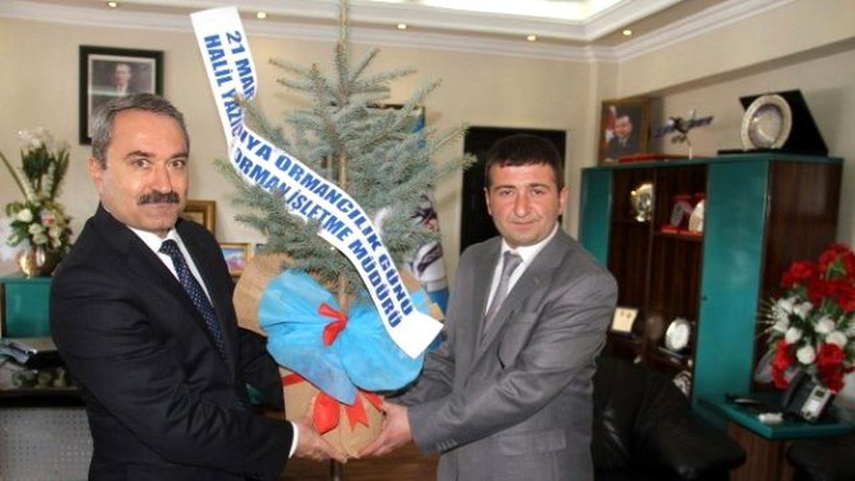 Orman İşletme Müdürü Halil Yazıcı\'dan Erzincan Belediyesine Ziyaret