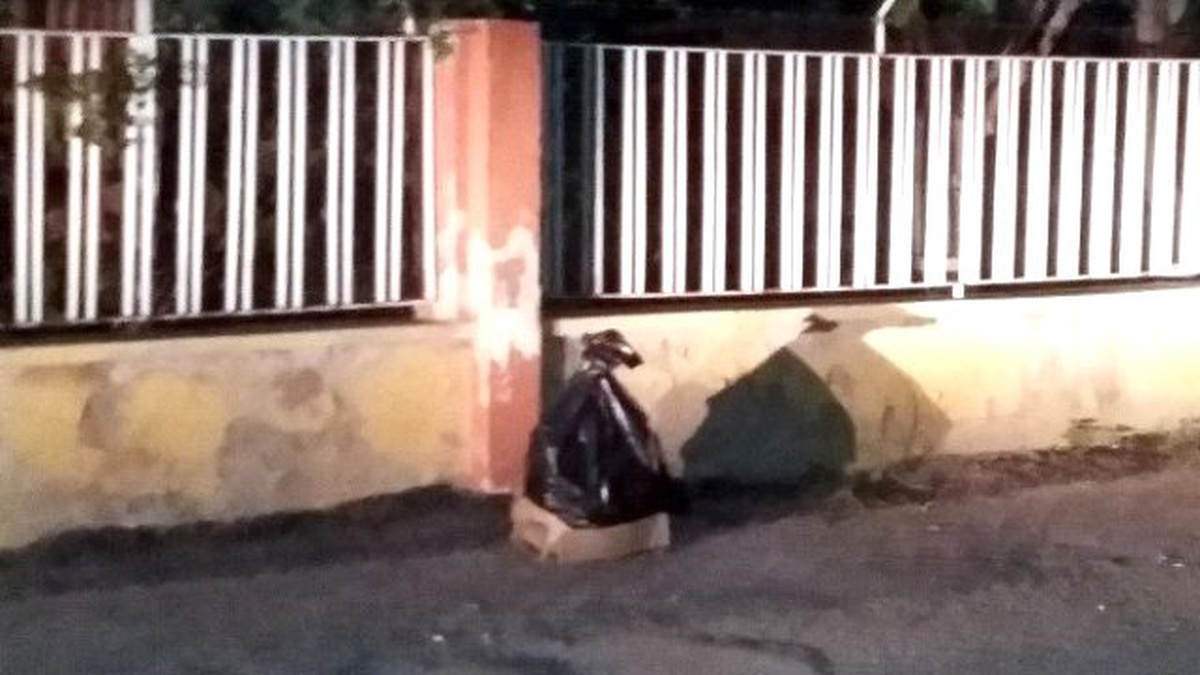 Silifke Adliye Lojmanı İstinat Duvarı Yanına Bırakılan Poşet Korkuttu