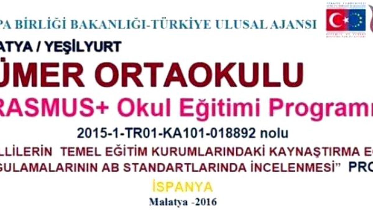 Sümer Ortaokulu Avrupa Yolunda