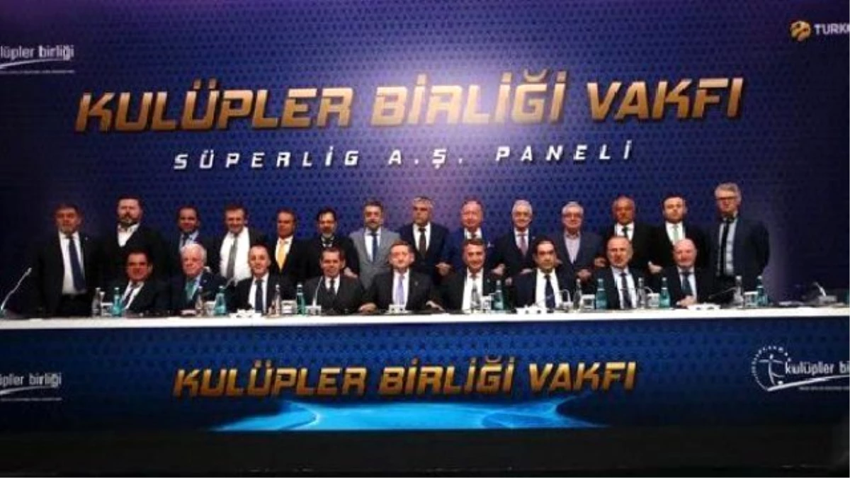 Süper Lig AŞ İçin Islak İmzalar Atıldı