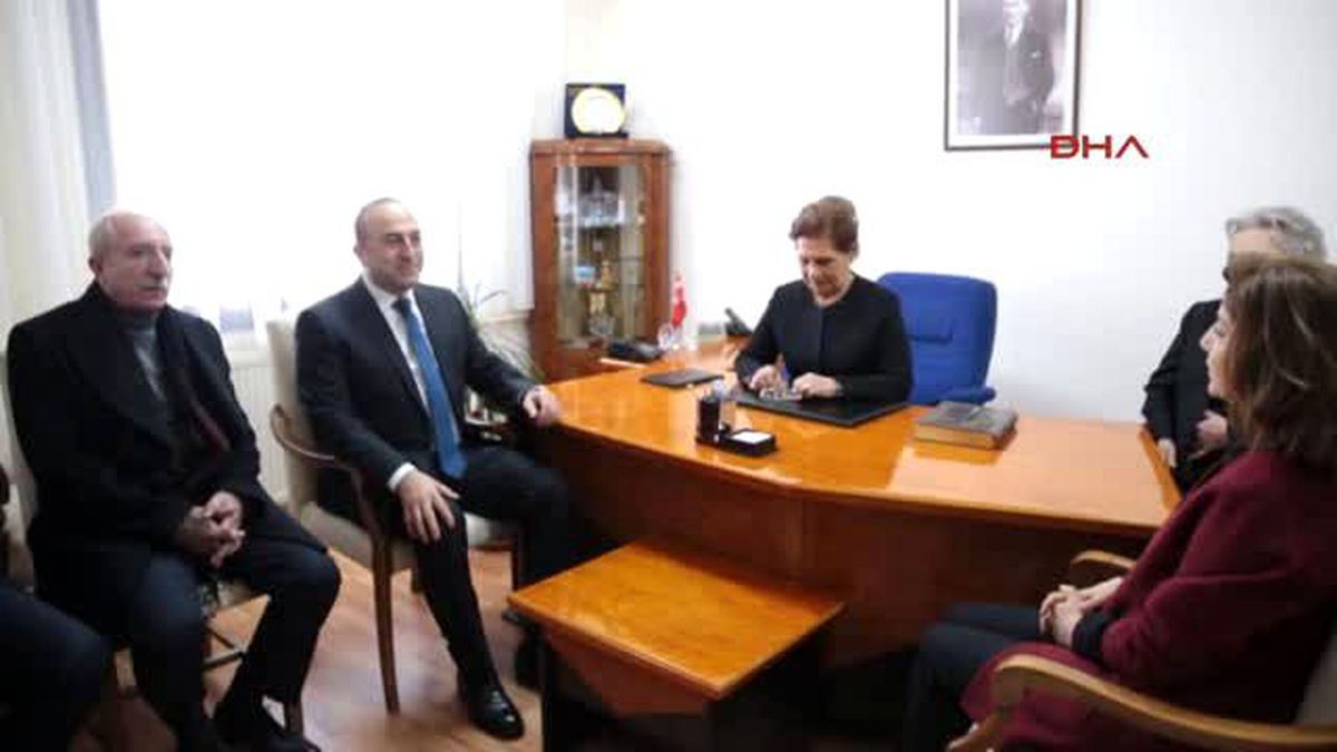 Ziçev\'li Öğrenciden Bakan Çavuşoğlu\'na Kemençeli Karşılama