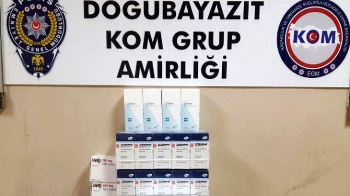 Ağrı\'da Terör Örgütüne Gidecek İlaç Ele Geçirildi