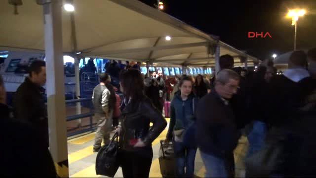 Deniz Otobüsü Fırtınaya Yakalandı