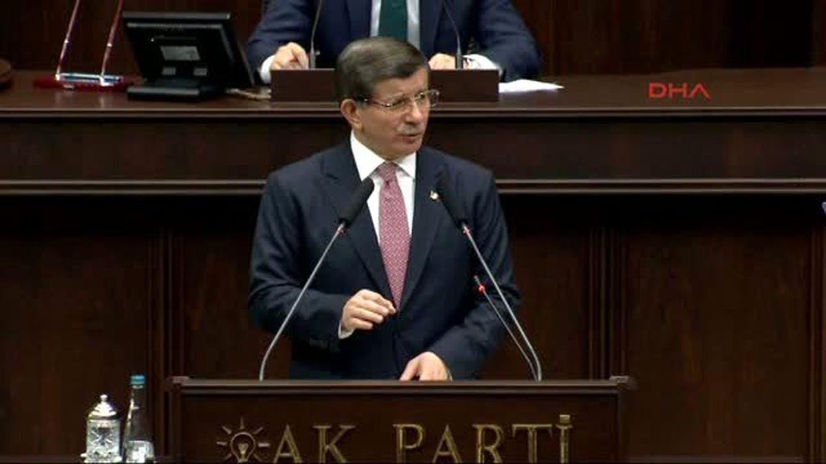 Başbakan Davutoğlu TBMM\'deki Grup Toplantısında Konuştu 7