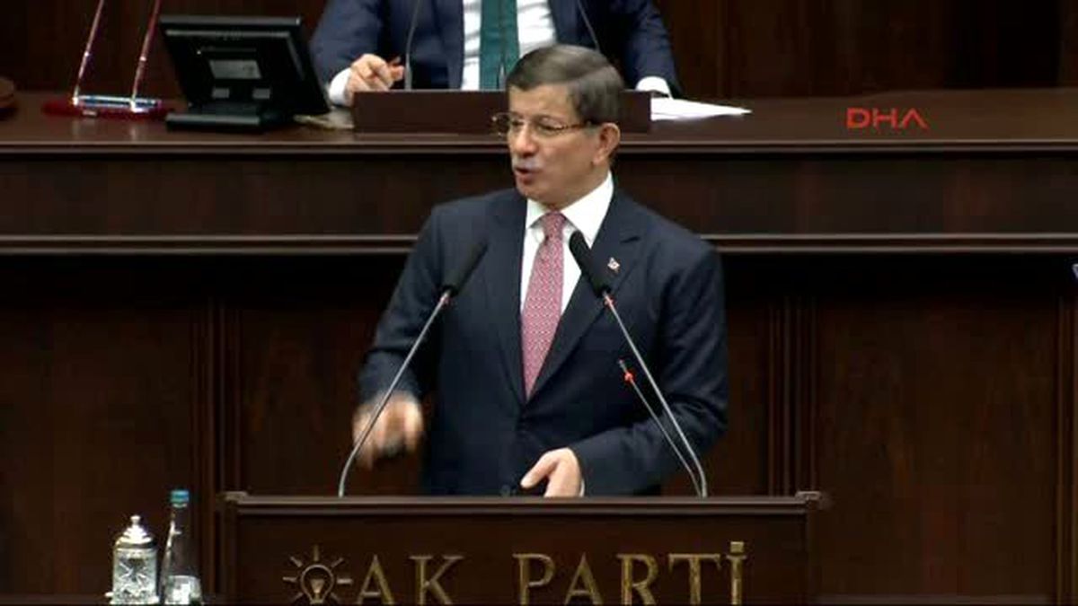 Başbakan Davutoğlu TBMM\'deki Grup Toplantısında Konuştu 8