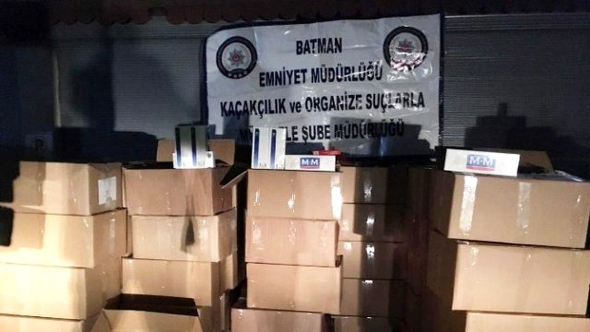 Batman\'da Kaçak Sigara Operasyonu