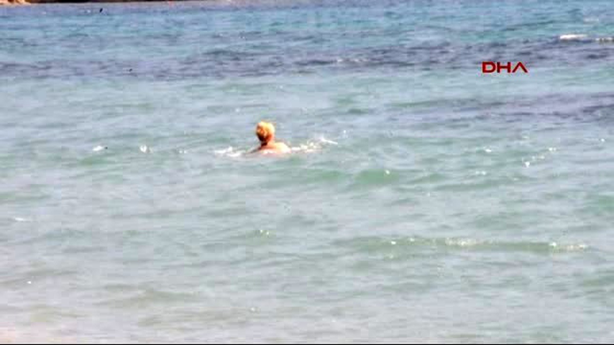 Bodrum- Fırtına Beklenen Bodrum\'da Güneş ve Deniz Keyfi