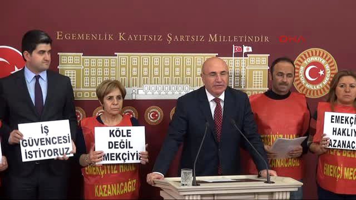 CHP Milletvekilleri Onursal Adıgüzel ve Mahmut Tanal TBMM\'de Basın Toplantısı Düzenledi