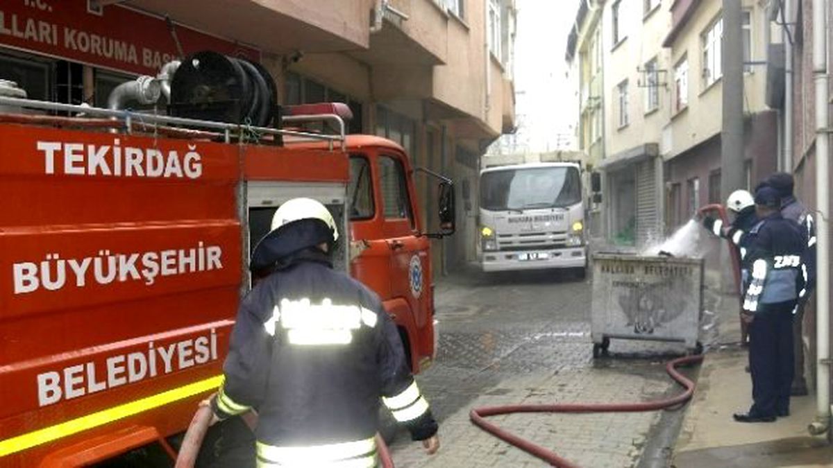 Dar Sokakta Yangın Paniği