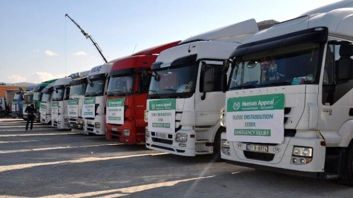 İhh\'dan Suriye\'ye 500 Ton Un Yardımı