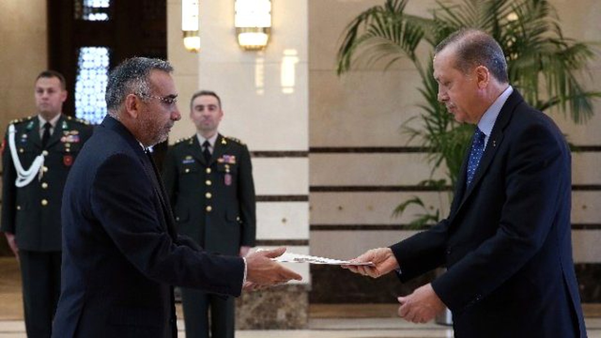 İran İslam Cumhuriyeti Büyükelçisi\'nden Cumhurbaşkanı Erdoğan\'a Güven Mektubu