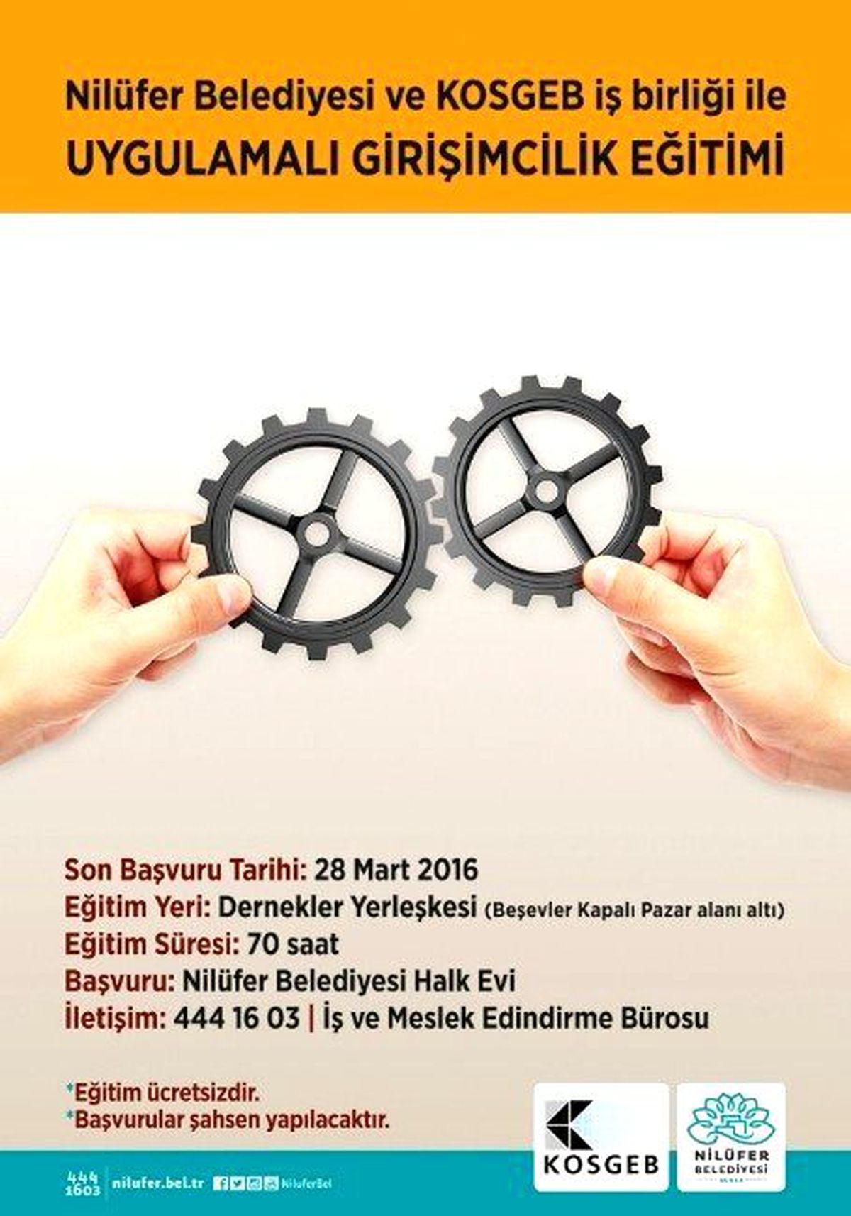 Nilüfer Belediyesi\'nden Girişimcilere Eğitim