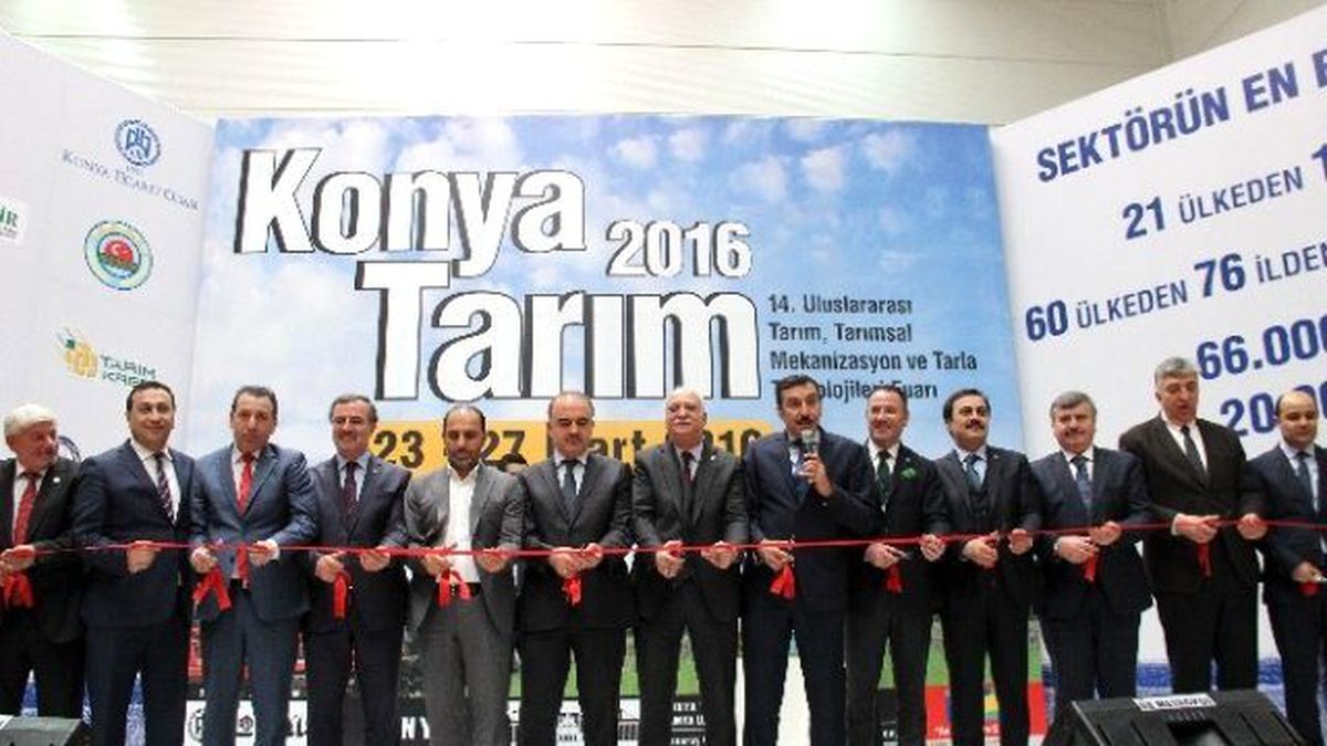14. Uluslararası Konya Tarım Fuarı Açıldı
